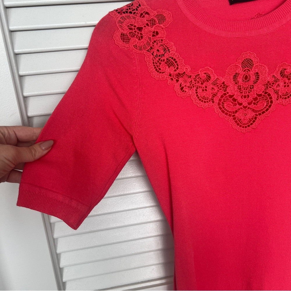 Karen Millen Scalloped Short Sleeve Dress - Picture 4 of 6